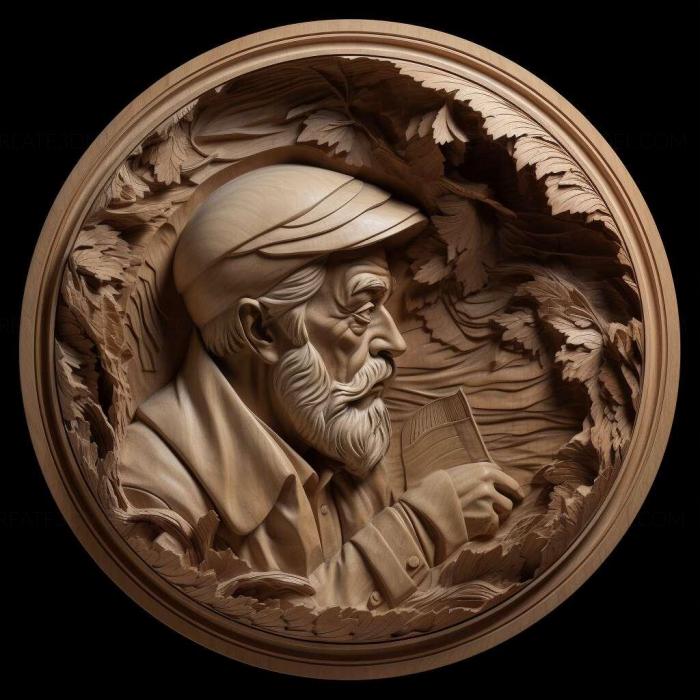 نموذج ثلاثي الأبعاد لآلة CNC 3D Art 